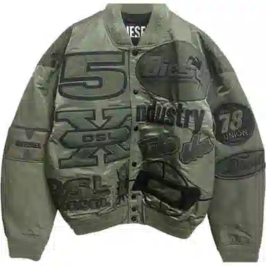 Diesel Bomber Jacket Military Green