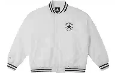 Converse Baseball Jacket White