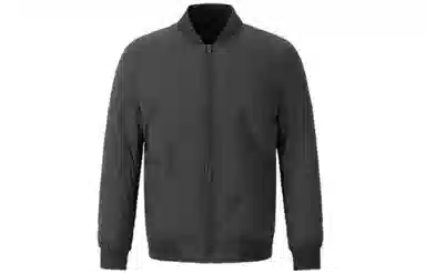 才子 棒球领纯色保暖短款羽绒服 男款