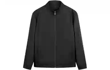 才子 纯色简约时尚立领加绒保暖夹克 男款