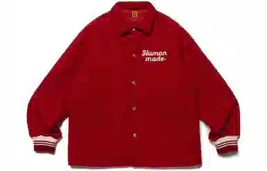 HUMAN MADE FW23 Badge Embroidered Baseball Jacket
