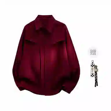 大卫贝肯 美式高街基础纯色简约复古小众经典青年日常通勤宽松透气时尚百搭高级感长袖衬衫 男女同款