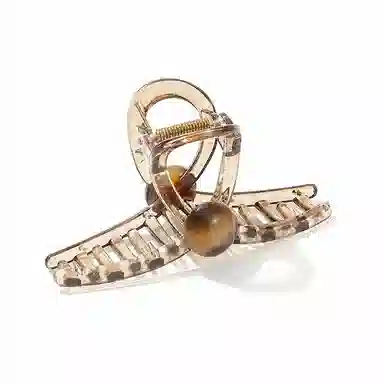 如花梦 高级感珠珠发量多大号复古 亚克力 发夹 女款