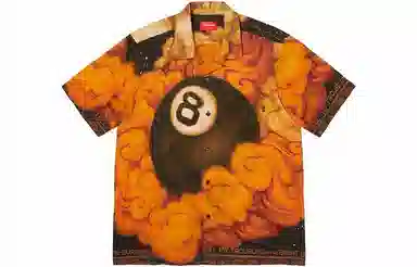 Supreme FW19 Week 12 x Martin Wong 8-Ball Rayon SS Shirt Multicolor 8