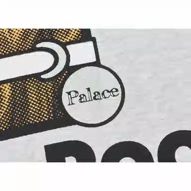 PALACE FW22 Pets Are Key T-Shirt Grey Marl T