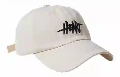 优幽兰 时尚百搭大头围显脸小休闲百搭韩版防紫外线遮阳帽美式辣妹街头复古字母刺绣太阳帽子 棉 鸭舌帽 男女同款情侣款