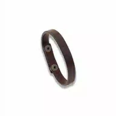 大唐国鼎 复古小众时尚简约设计潮酷个性小众高级感森系高级感财运 好运 皮革 手环 男款