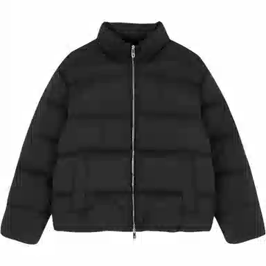 Calvin Klein High Neck Zip Jacket Black