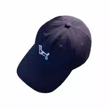 杨同学 精选刺绣小狗 棉 鸭舌帽 男女同款情侣款