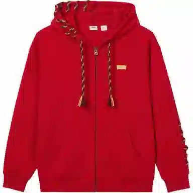 Levi's SS25 Red Hoodie Jacket