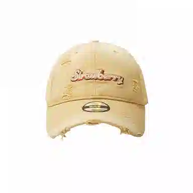 杨同学 美式大脸帽 美式英文 棉 鸭舌帽 男女同款情侣款