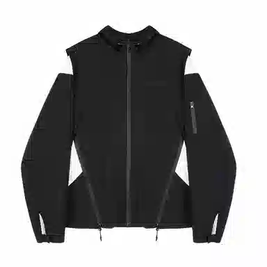 UPGREATED Patchwork Tech Jacket Black