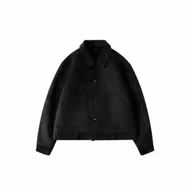 我是大卫 美拉德仿麂皮绒加棉加厚宽松百搭夹克外套 男女同款