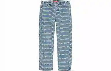 Supreme Frayed Logos Jean