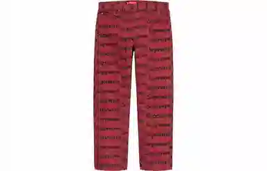 Supreme Frayed Logos Jean