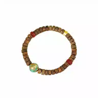 集亭 龙腾四海 烧蓝龙珠 片片 单圈 新国潮 沉香 手串 男女同款情侣款