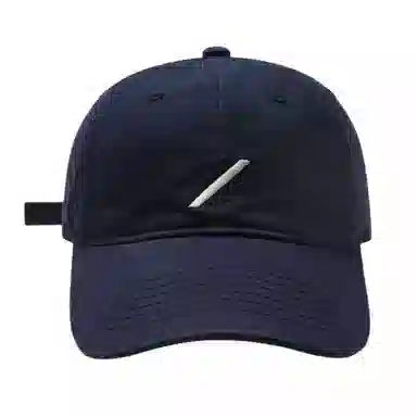 优莲茵 大头围韩版休闲刺绣斜杠 四季百搭显脸小简约户外防晒太阳帽 棉 鸭舌帽 男女同款情侣款