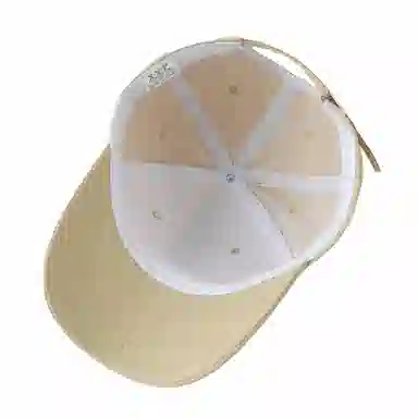 优莲茵 大头围韩版休闲刺绣斜杠 四季百搭显脸小简约户外防晒太阳帽 棉 鸭舌帽 男女同款情侣款