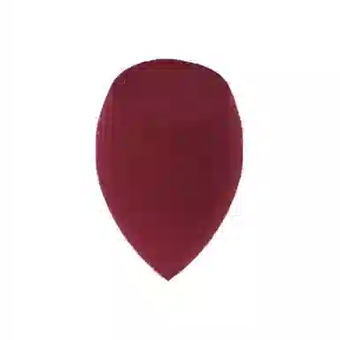 米甜兔  酒红斜切美妆蛋 打底柔软