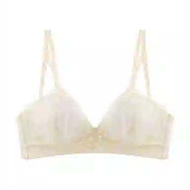 欧迪芬 透气轻薄亲肤柔软小胸显大聚拢上托收副乳防下垂蕾丝全包裹文胸 女款