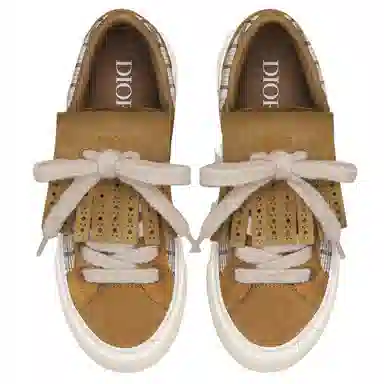 DIOR B33 Spin Leather Sneakers Brown Limited Edition