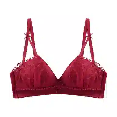 欧迪芬 透气轻薄亲肤柔软小胸显大聚拢上托收副乳防下垂蕾丝全包裹文胸 女款