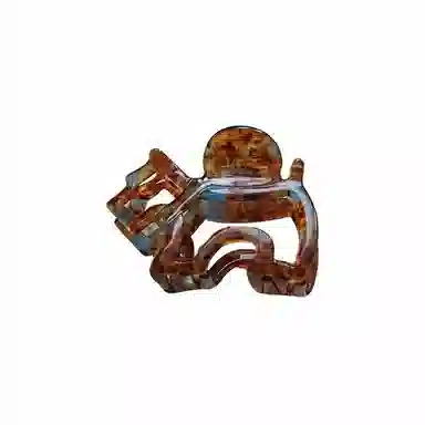 蒙妮 醋酸镂空小狗抓夹 树脂 发夹 男女同款情侣款