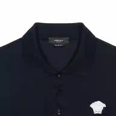 Versace Medusa Polo Navy