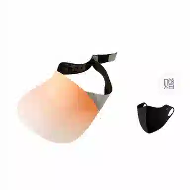 冠辉 夏季外出时尚空顶款防紫外线夏季遮脸口罩面罩遮阳帽无痕一体太阳帽子遮阳防嗮修饰脸型 锦纶 轻盈透气防晒帽 男女同款情侣款