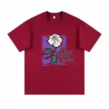 Dunhuang Vintage Cotton Floral Tee