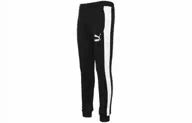 Puma Knit Sports Pants Black