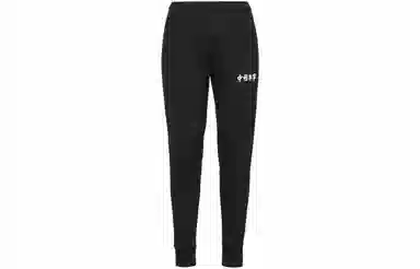 李宁 纽约时装周系列 收口针织运动休闲长裤 男款 黑色