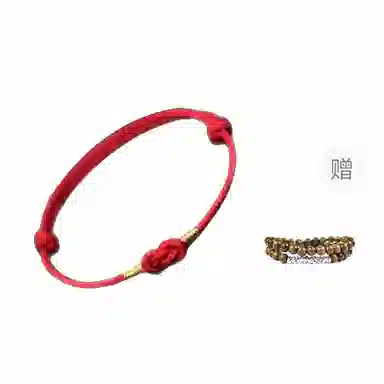 【到手2条】 素于 国潮复古轻奢高级时尚百搭八方来财银蛇送福脚链手工编织小众设计饰品#好运配饰 织物 手绳 男女同款情侣款