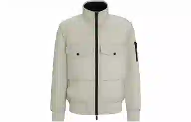 HUGO BOSS Water-Repellent Bomber Jacket With Detachable Sleeves