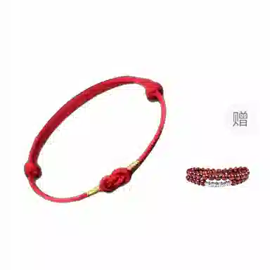 【到手2条】 素于 国潮复古轻奢高级时尚百搭八方来财银蛇送福脚链手工编织小众设计饰品#好运配饰 织物 手绳 男女同款情侣款