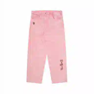 Aape SS24 Pink Denim Jeans