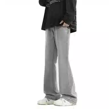 布客行 美式高街复古水洗做旧多种版型设计感百搭休闲裤牛仔裤 男女同款