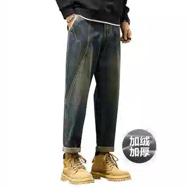 布客行 美式百搭多风格长裤牛仔裤 男款