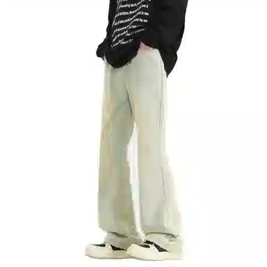 布客行 美式高街复古水洗做旧多种版型设计感百搭休闲裤牛仔裤 男女同款