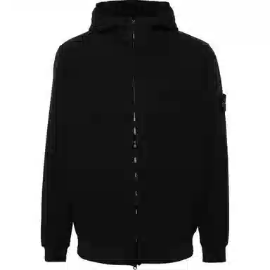 Stone Island Soft-Shell Jacket Black