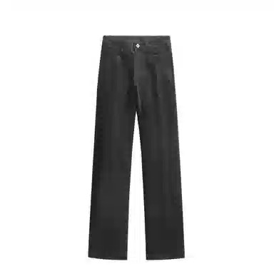 布客行 潮牌美式高街水洗做旧休闲宽松弹力基础款中腰垂坠感百搭日常通勤直筒显纯色简约柔不硬舒适风格牛仔裤 男女同款