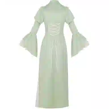 哒头下雨不愁 接袖设计绣印结合旗袍 女款