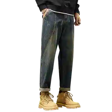 布客行 美式百搭多风格长裤牛仔裤 男款