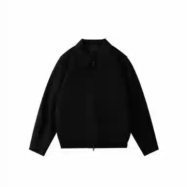 我是大卫 美式纯色翻领加绒加厚欧美风短款夹克外套 男女同款