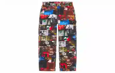 Supreme FW21 Nas and DMX Collage Denim Pant