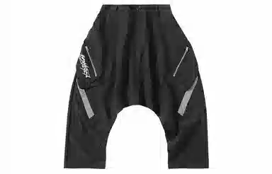 ENSHADOWER Low Pocket Cropped Pants Black