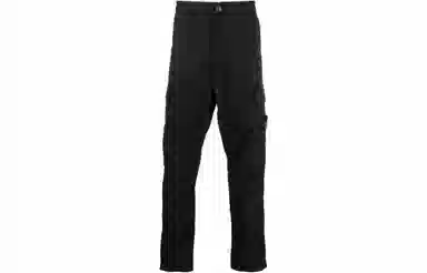Stone Island FW22 Compass Print Cargo Pants Black