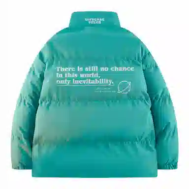 VniVerseVClub Planet Letter Puffer Jacket