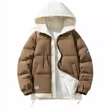 Jeep Milad Colorblock Puffer Hoodie