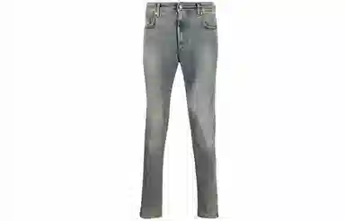 REPRESENT FW21 Logo Skinny Jeans Blue